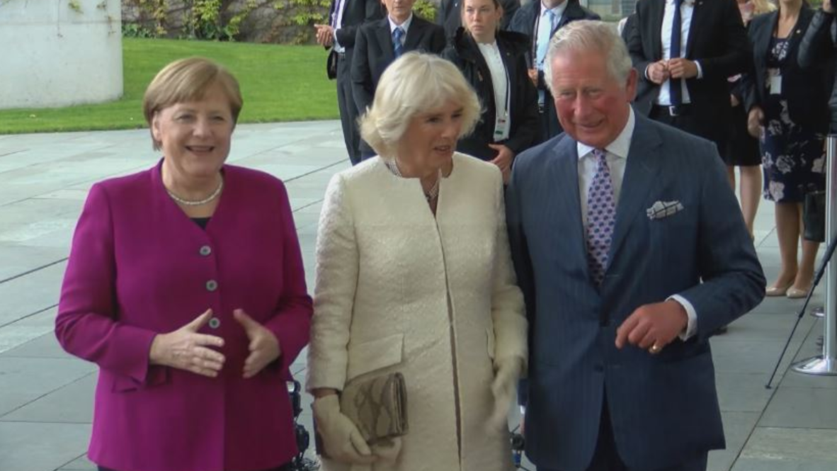 Germany: Merkel welcomes Prince Charles and wife Camilla to Berlin