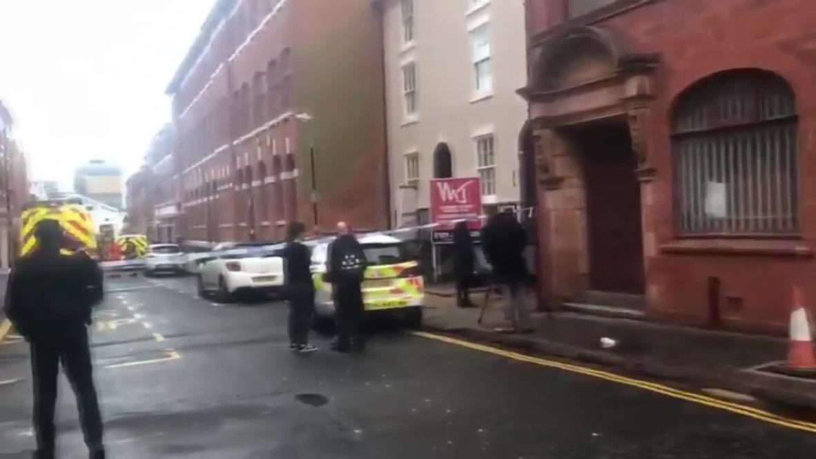 UK: Two injured after wall collapses in Birmingham