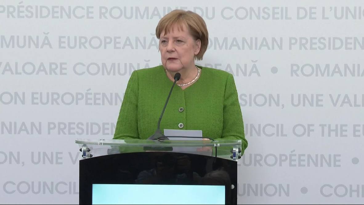 Romania: EU doesn't want 'escalation' of Iran nuclear dispute - Merkel