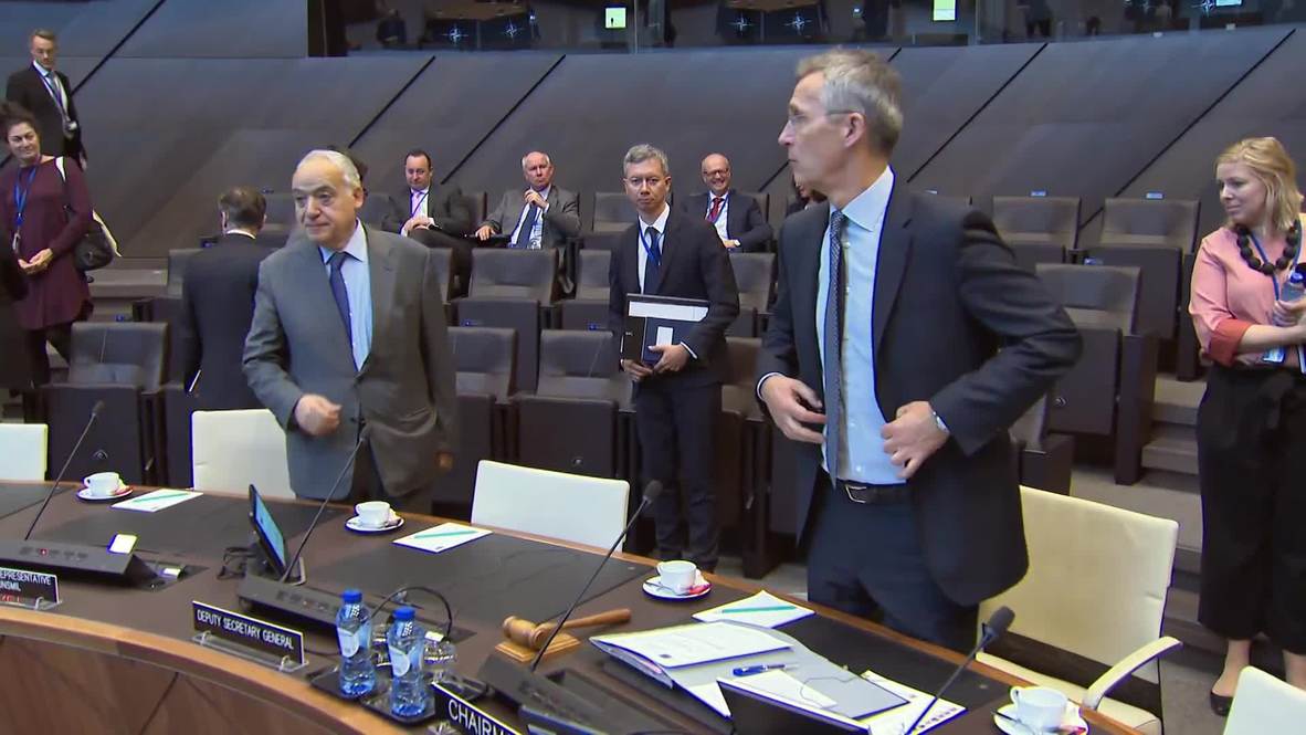 Belgium: Stoltenberg welcomes UN's Libya Rep Salame at NATO HQ