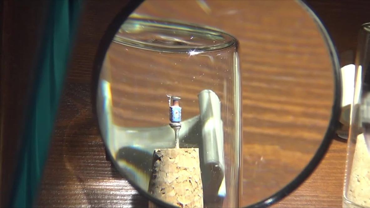 Turkish micro-sculptor fits entire Quran chapter on tiny fig seed!