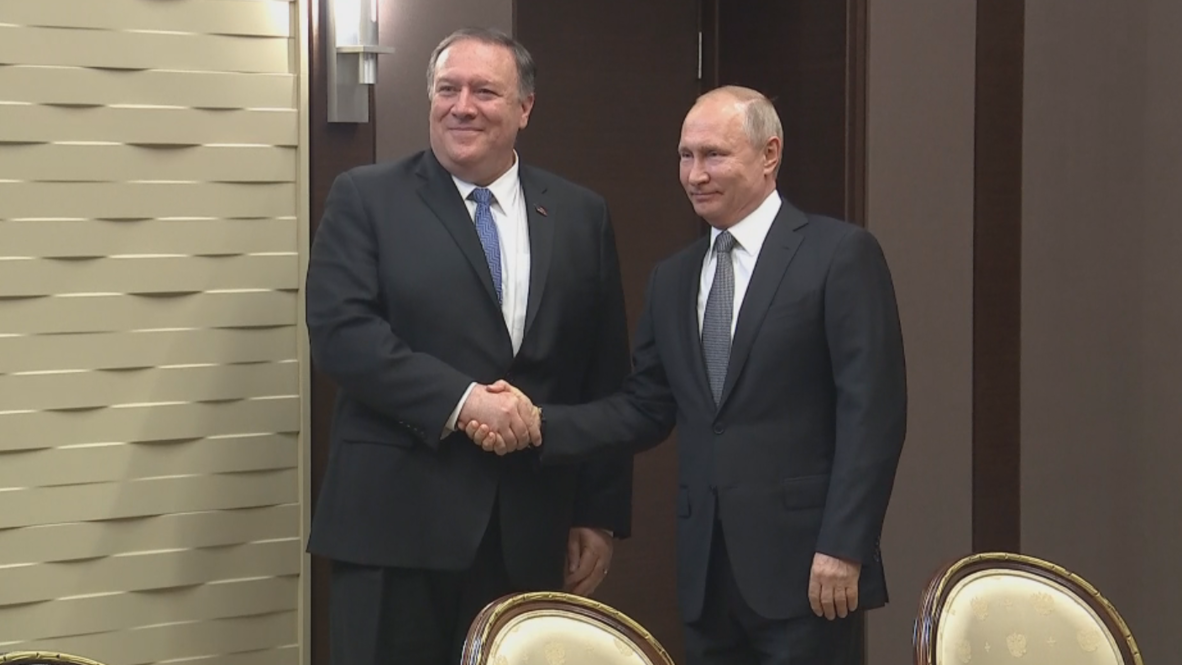 Rusia: Moscú espera restablecer las relaciones con Estados Unidos- Putin a Pompeo.