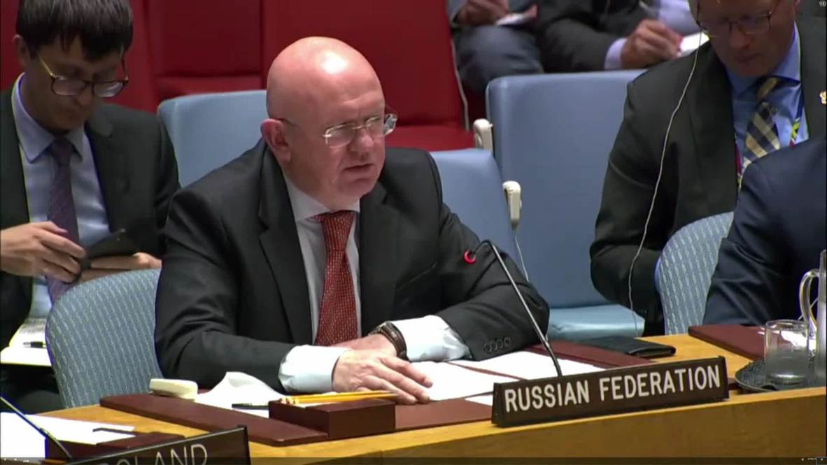 UN: Russia denies bombing Idlib hospitals and calls for US to withdraw from Syria