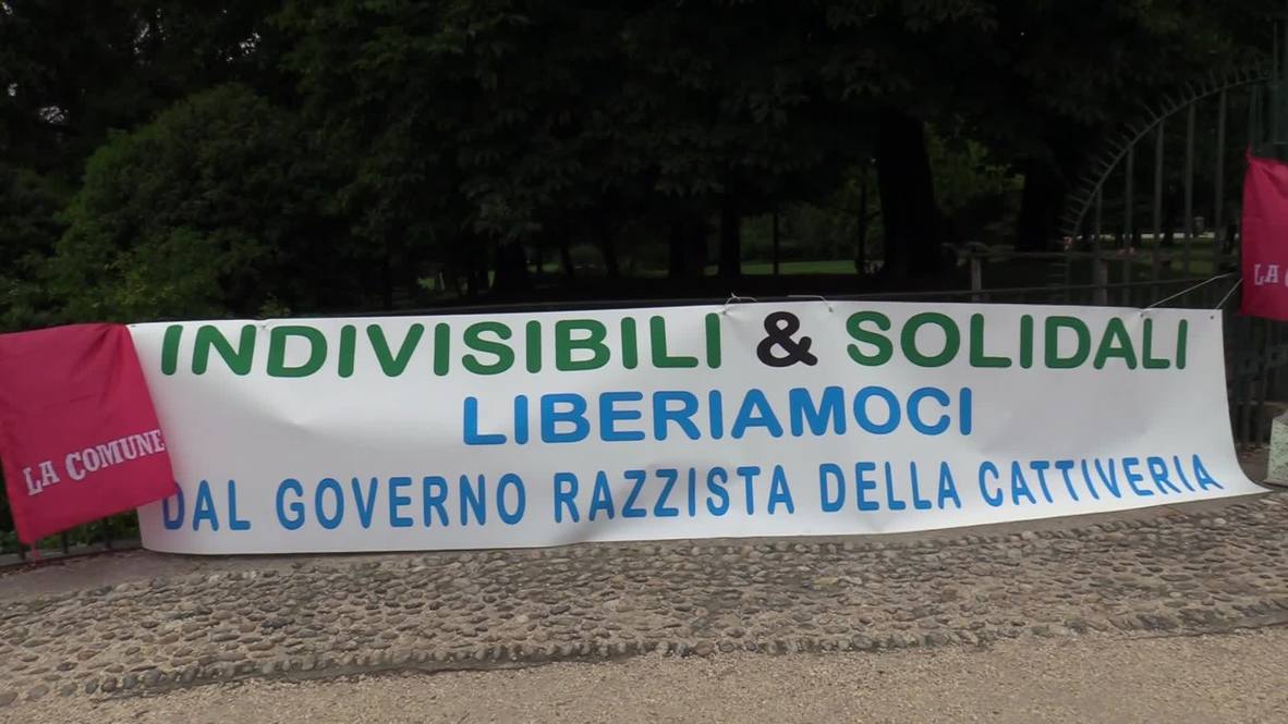 Italy: 'I refuse to say his name' - anti-Salvini protesters hit the streets of Milan