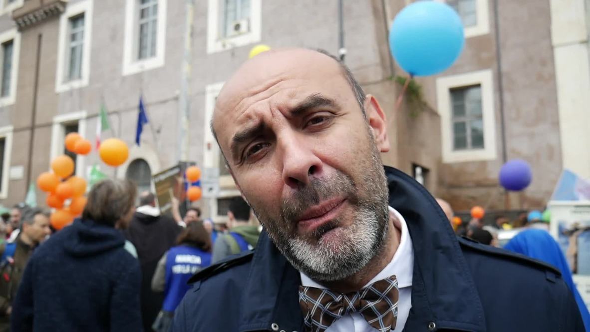 Italy: Anti-abortion protesters march in Rome during 'March for Life'
