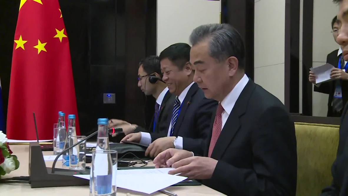 Kyrgyzstan: Lavrov holds talks with Chinese counterpart at SCO foreign ministers meet
