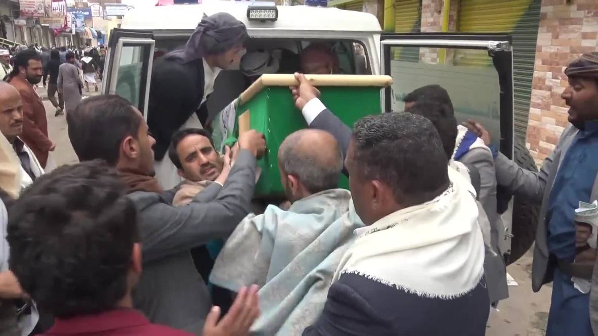 Yemen: Funerals held for civilians killed in Saudi-led coalition strikes