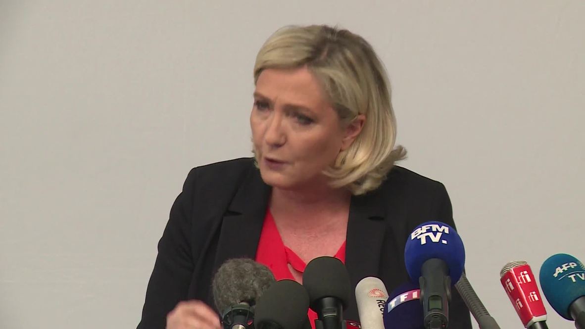 France: Le Pen says EU elections a chance 'to send a message' to Macron