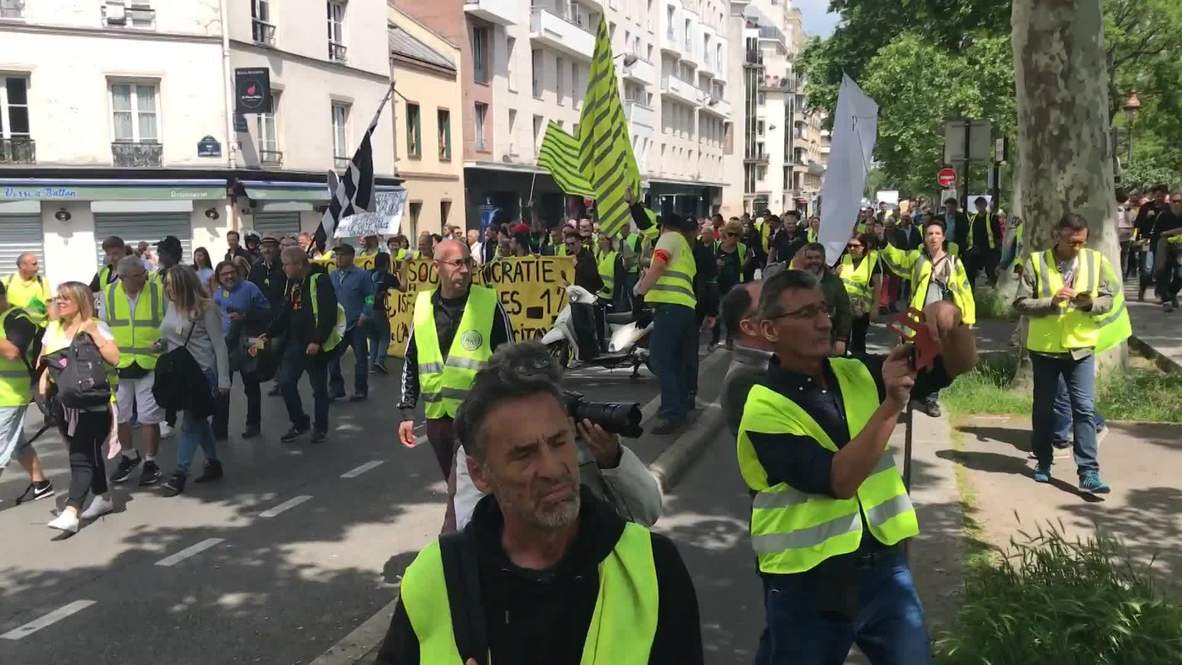 France: Yellow Vests march in Paris ahead of European elections