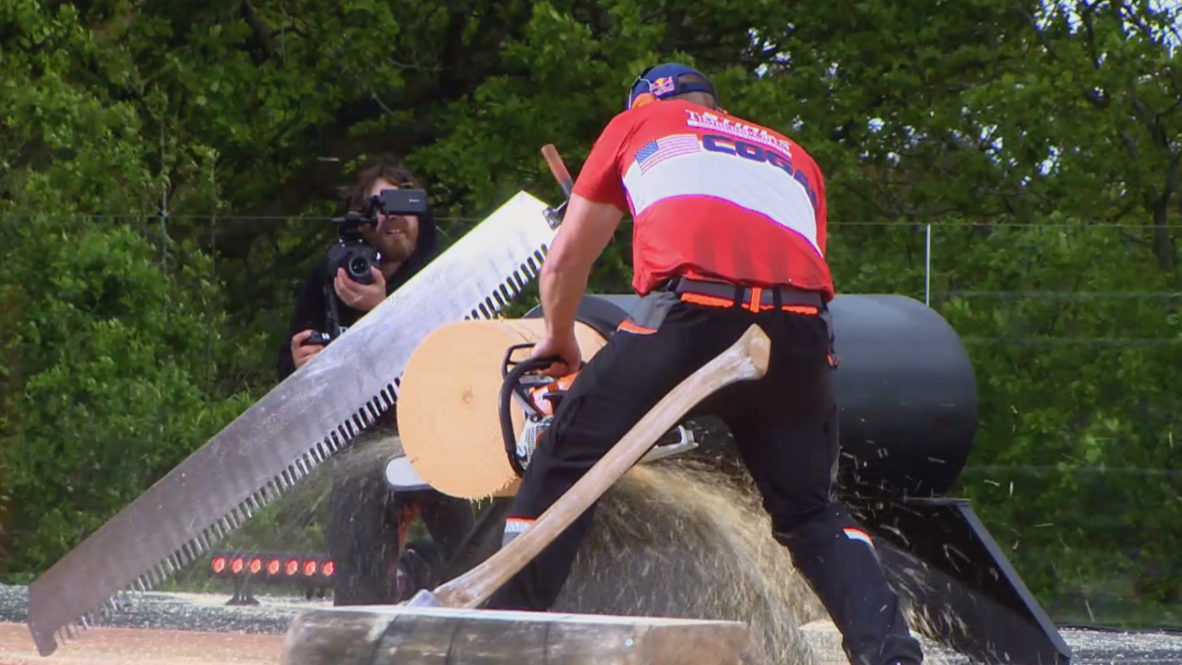 Timber! Lumberjacks have axes to grind at Timbersports Championships