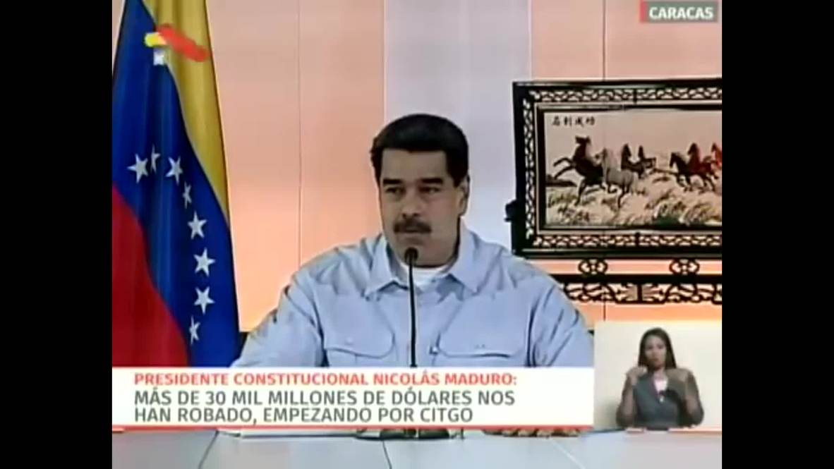Venezuela: Maduro says ‘sabotage’ prevented food & gasoline supply ships from arriving