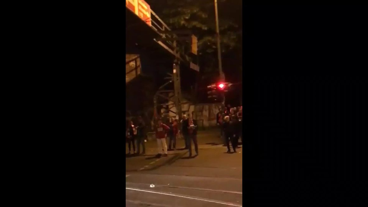 Germany: Union Berlin fans celebrate side's Bundesliga promotion