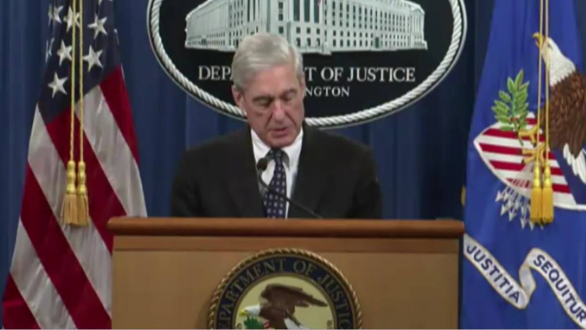 EE.UU.: Fiscal especial Robert Mueller dice que acusar a Trump 'no era una opción'