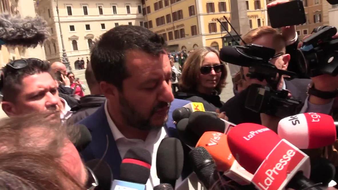 Italy: Salvini says voters want work not taxes after EU debt threat