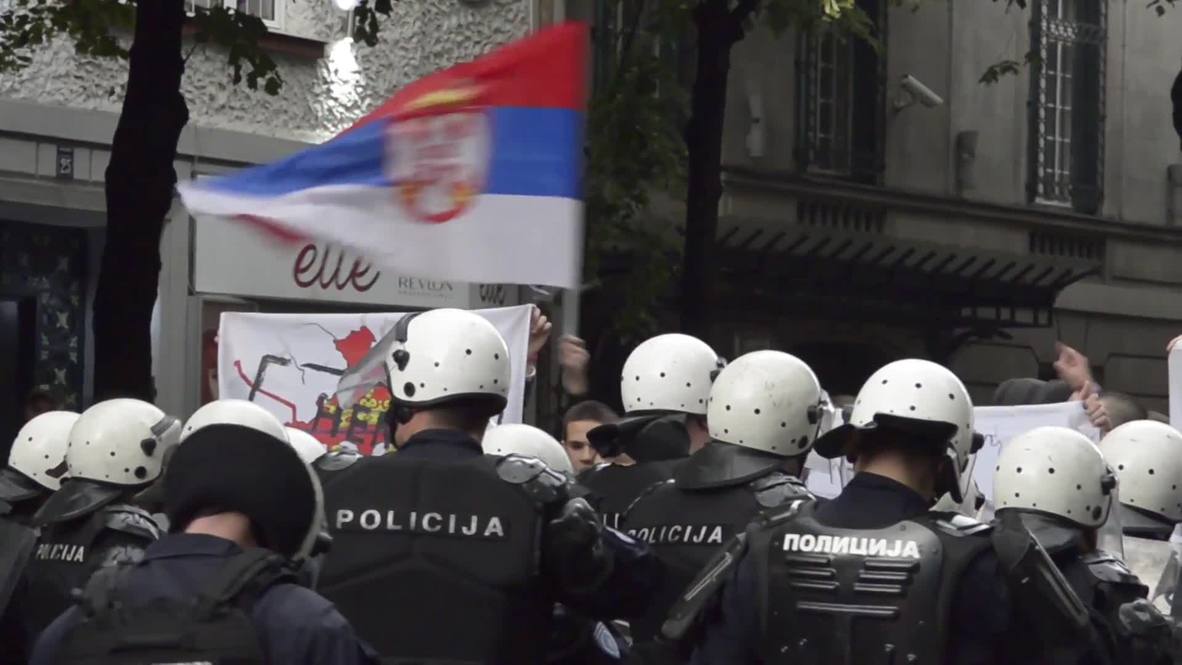 Serbia: Activistas de extrema derecha protestan contra el festival albano-kosovar en Belgrado