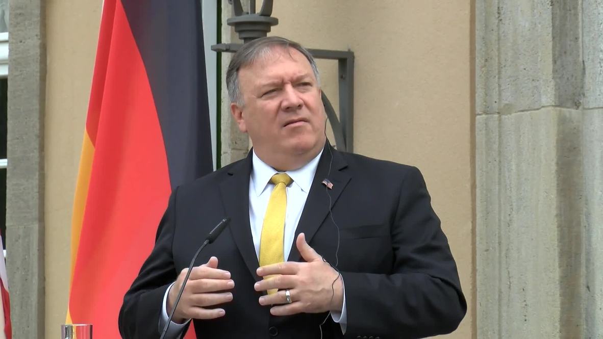 Alemania: Pompeo dice que China es un 'riesgo para la seguridad nacional' de EE.UU. y Europa