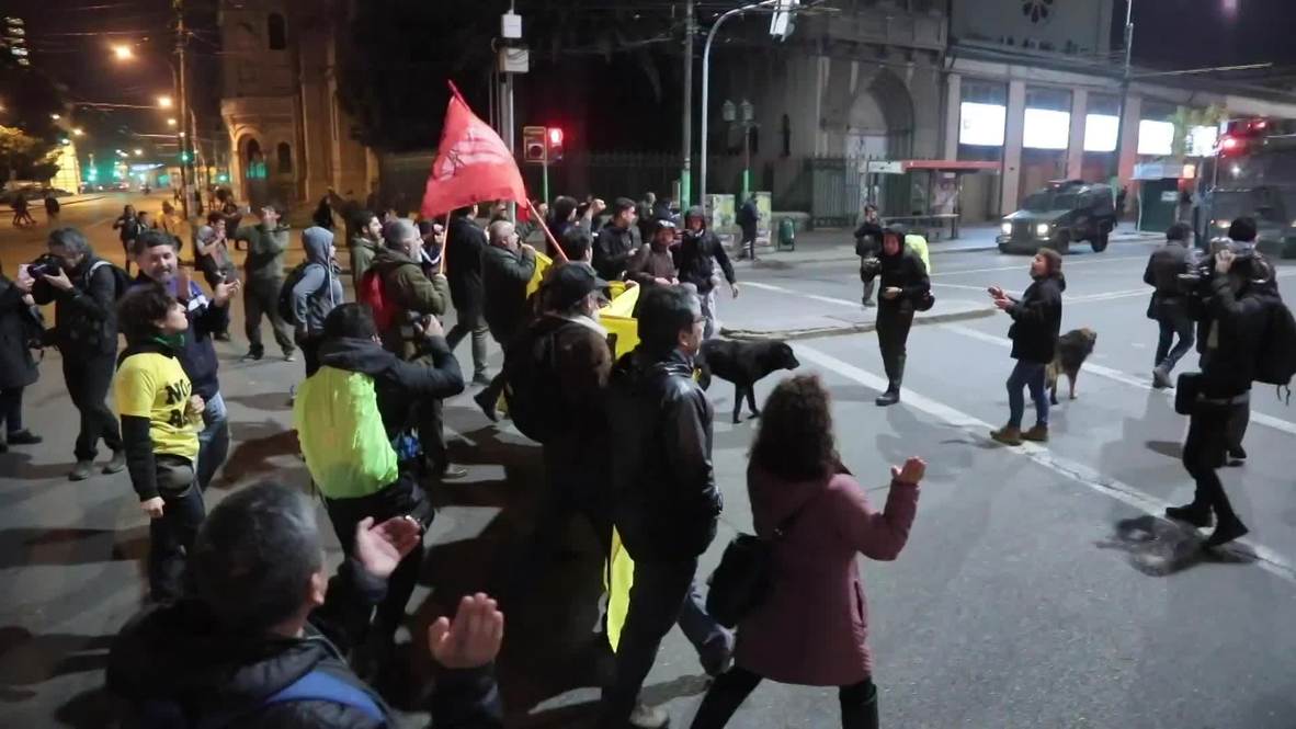 Chile: Discurso presidencial encuentra violentas protestas