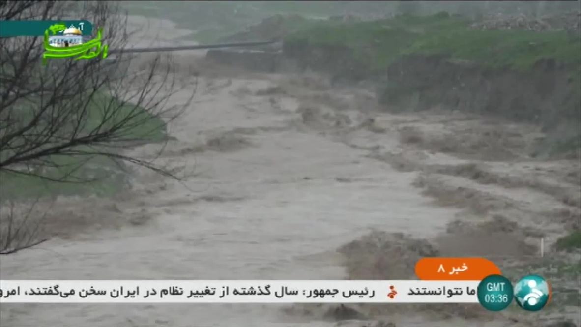 Irán: 31 muertos por inundaciones y tormentas