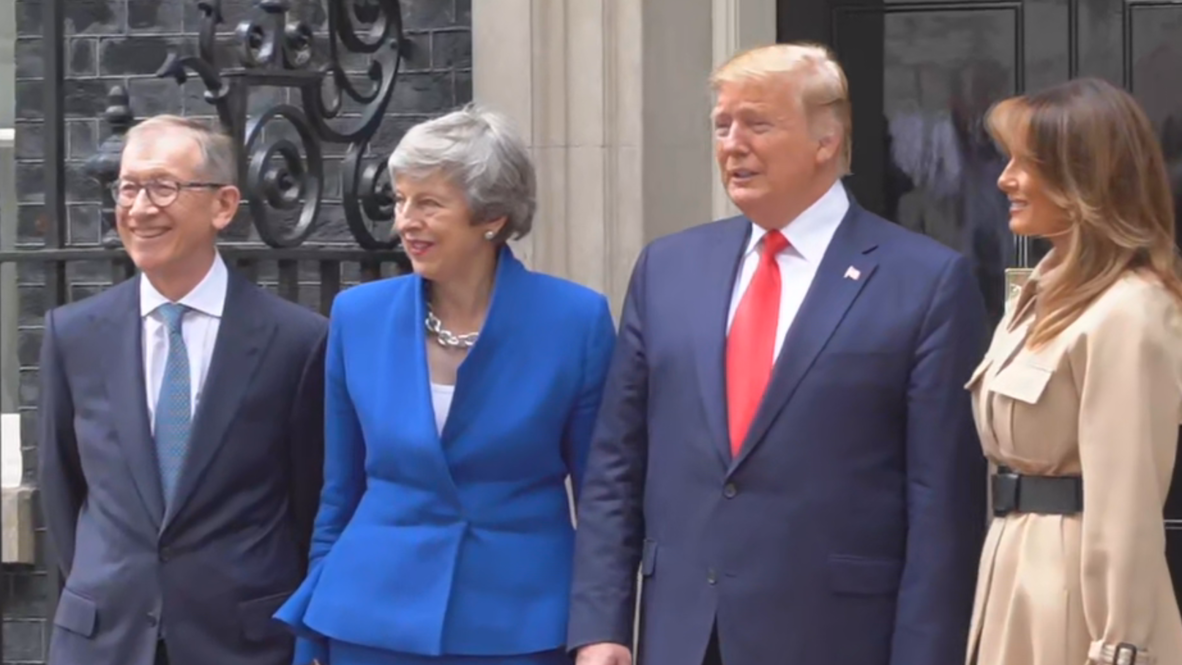 Reino Unido: Trump se reúne con May en Downing Street