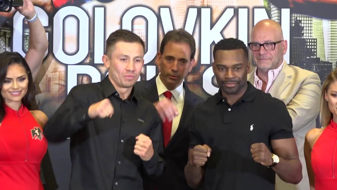 USA: Golovkin and Rolls go face to face at final presser ahead of clash