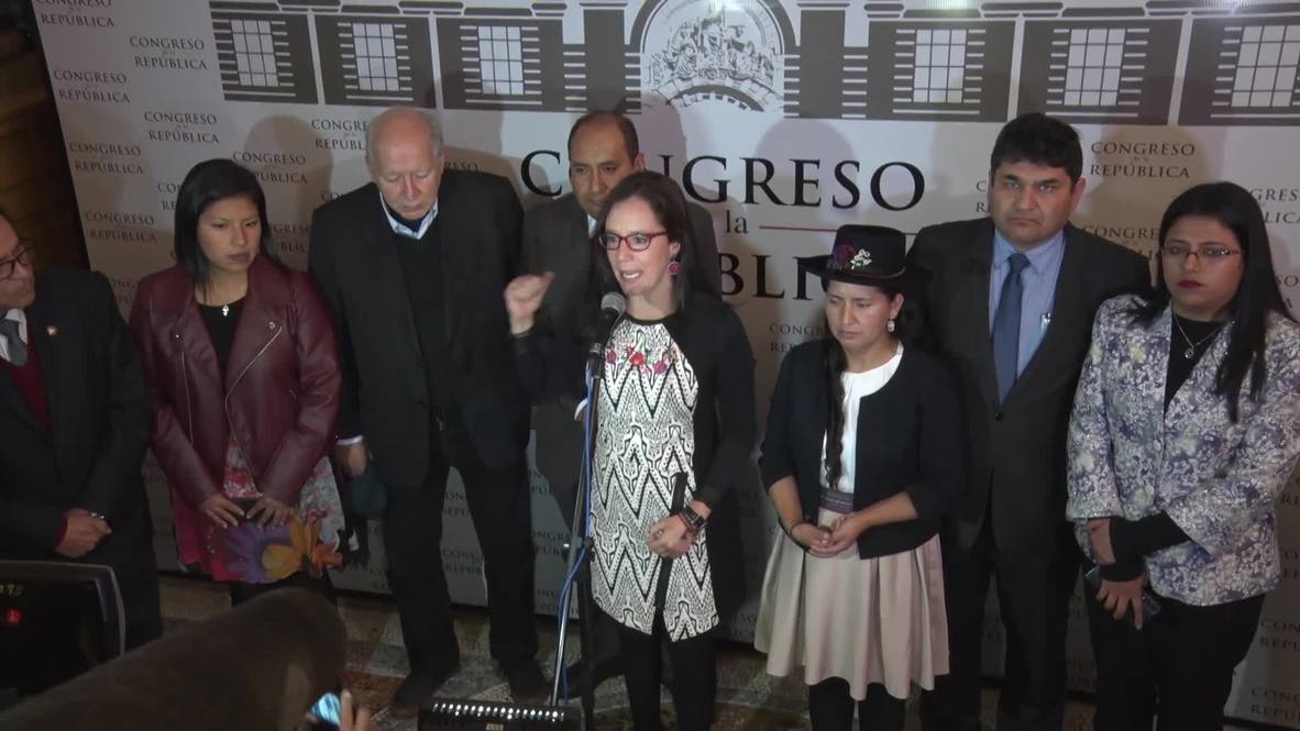 Perú: El Congreso aprueba la cuestión de confianza y evita su disolución