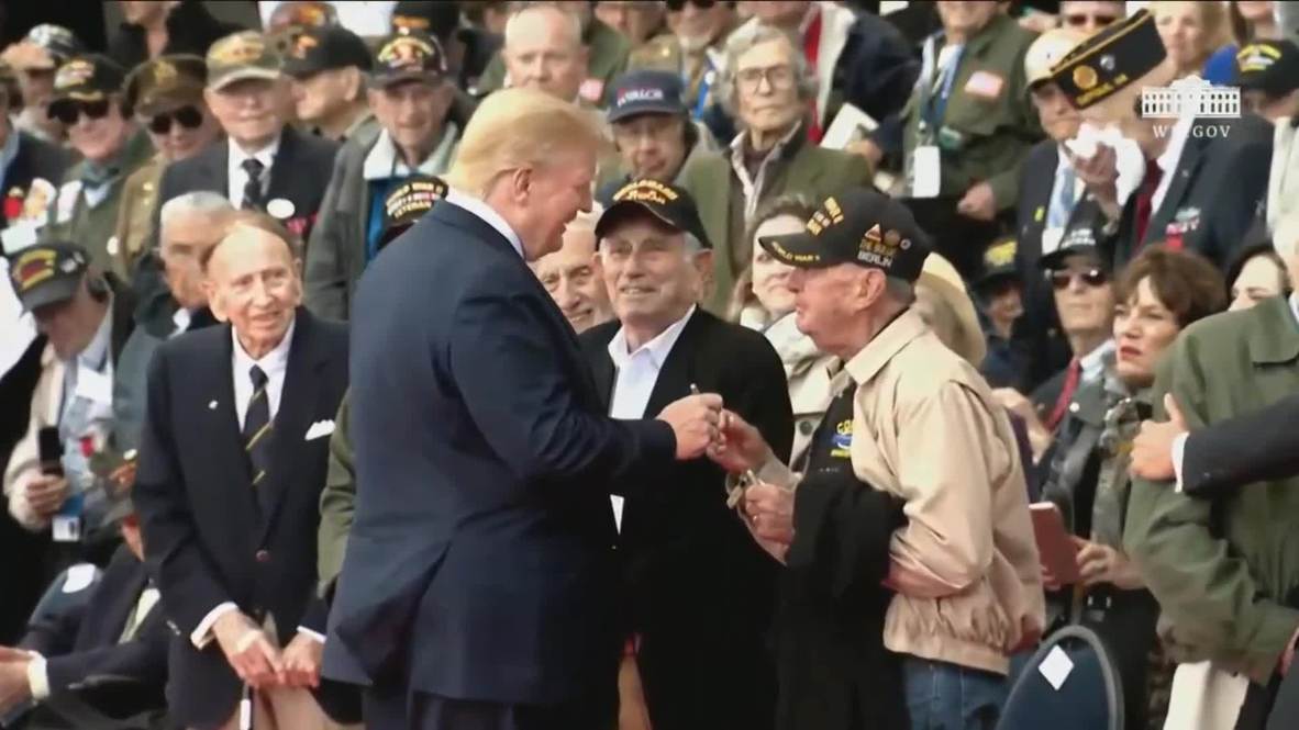 Франция: Макрон и Трамп прибыли на церемонию 75-й годовщины высадки в Нормандии