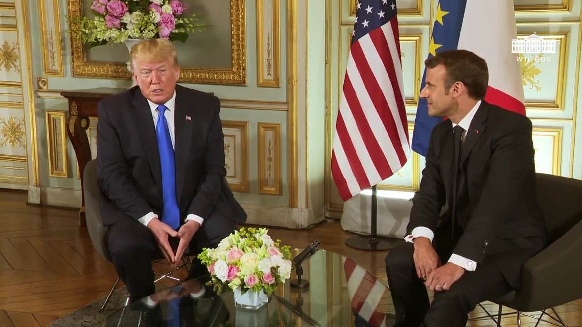 France: Trump and Macron share 'same objective' on Iran