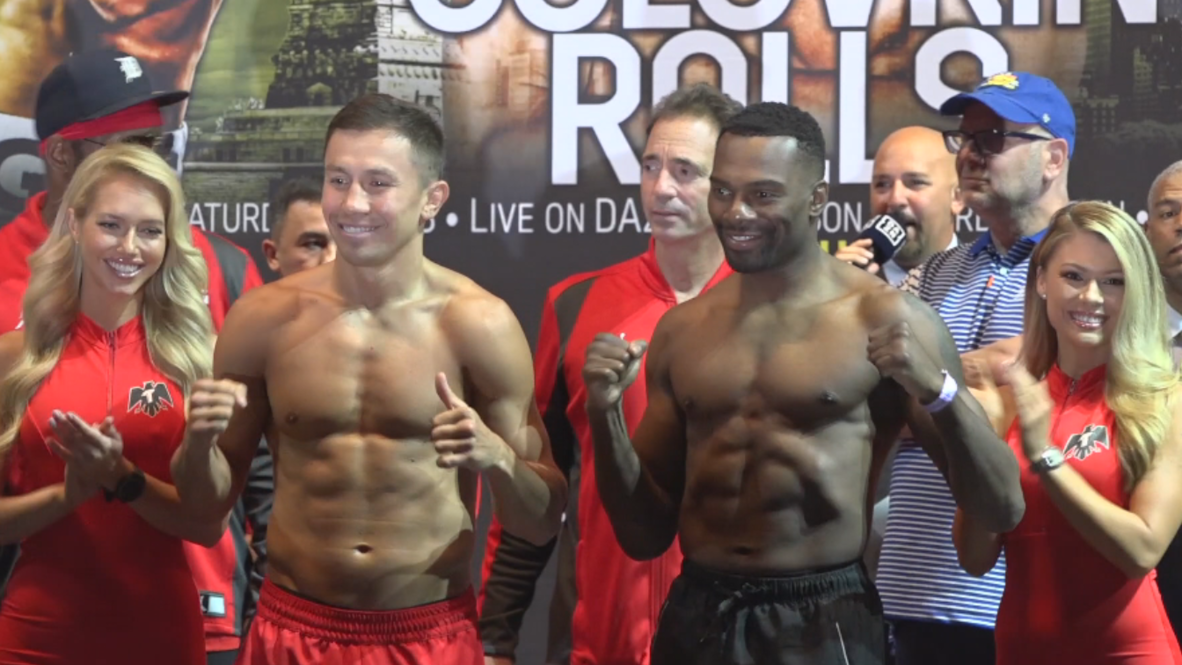 EE.UU.: Golovkin y Rolls en pruebas de pesaje antes de enfrentarse en el Madison Square Garden