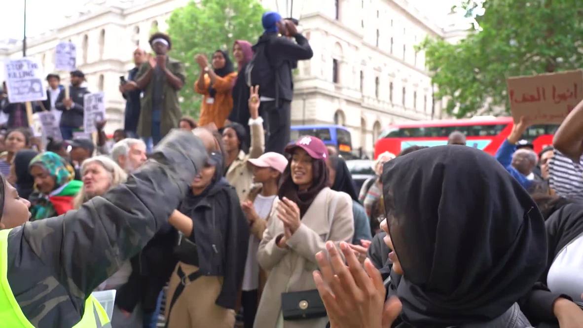 UK: Protesters call for stop to military crackdown in Sudan