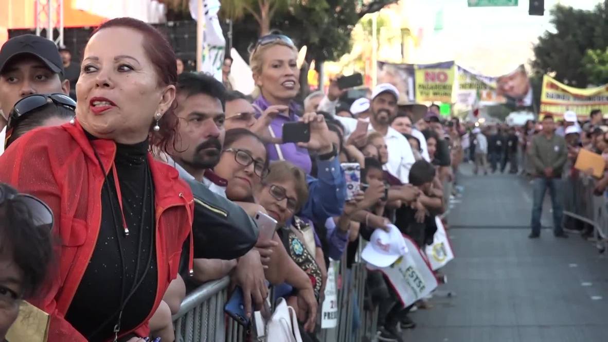 México: AMLO celebra con mitin fin de amenaza arancelaria por parte de EE.UU.