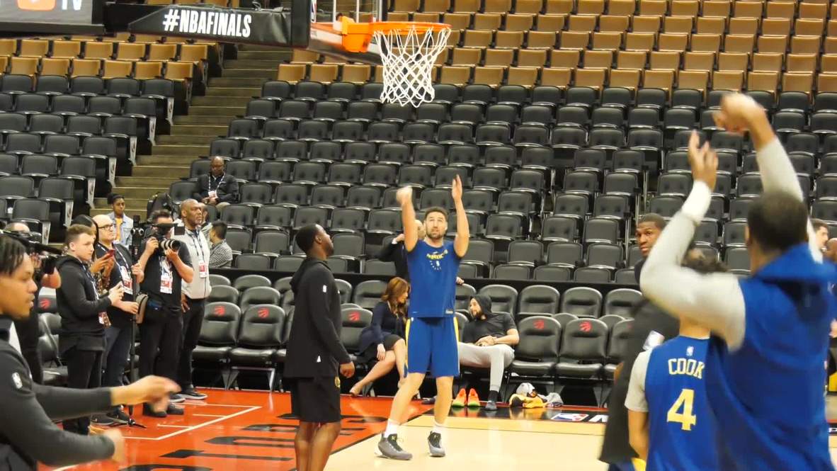 Canada: Warriors train ahead of historic NBA title-match vs Raptors