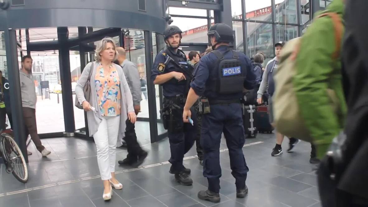 Sweden: Police shoot 'threatening' man at Malmo central station