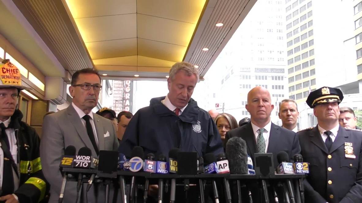 USA: Helicopter crash not an act of terror, says NYC mayor de Blasio