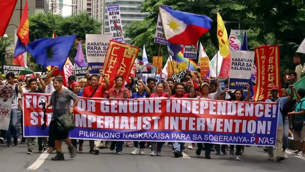 Filipinas: 'China, fuera de aquí' - manifestantes protestan en el Día de la Independencia