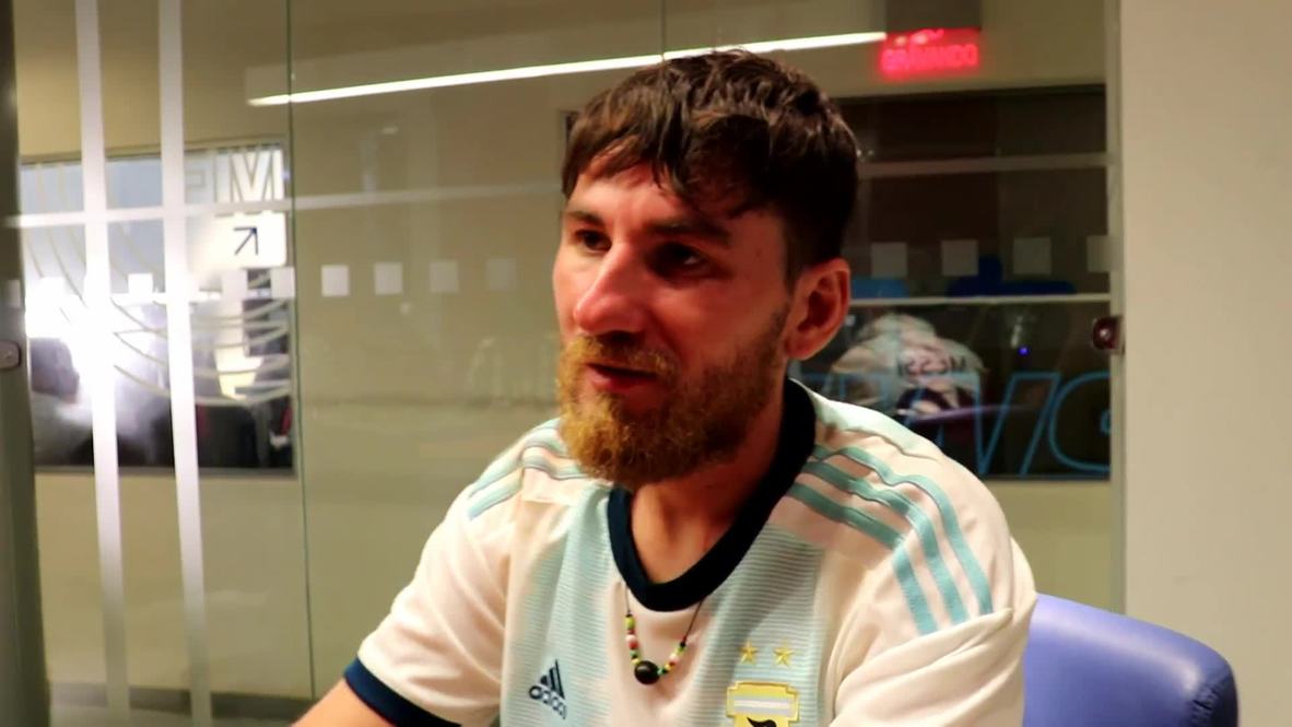 Messi doppelganger sells motorbike to see idol at Copa America