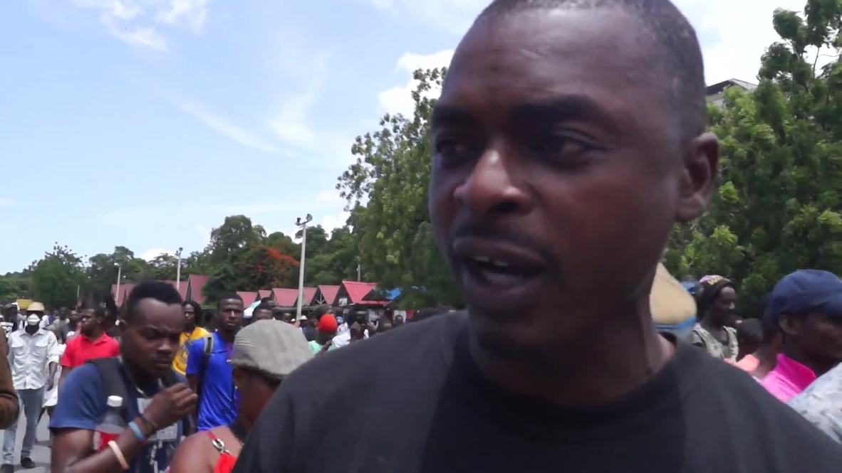 Haiti: Clashes erupt as anti-government protesters take over Port-au-Prince