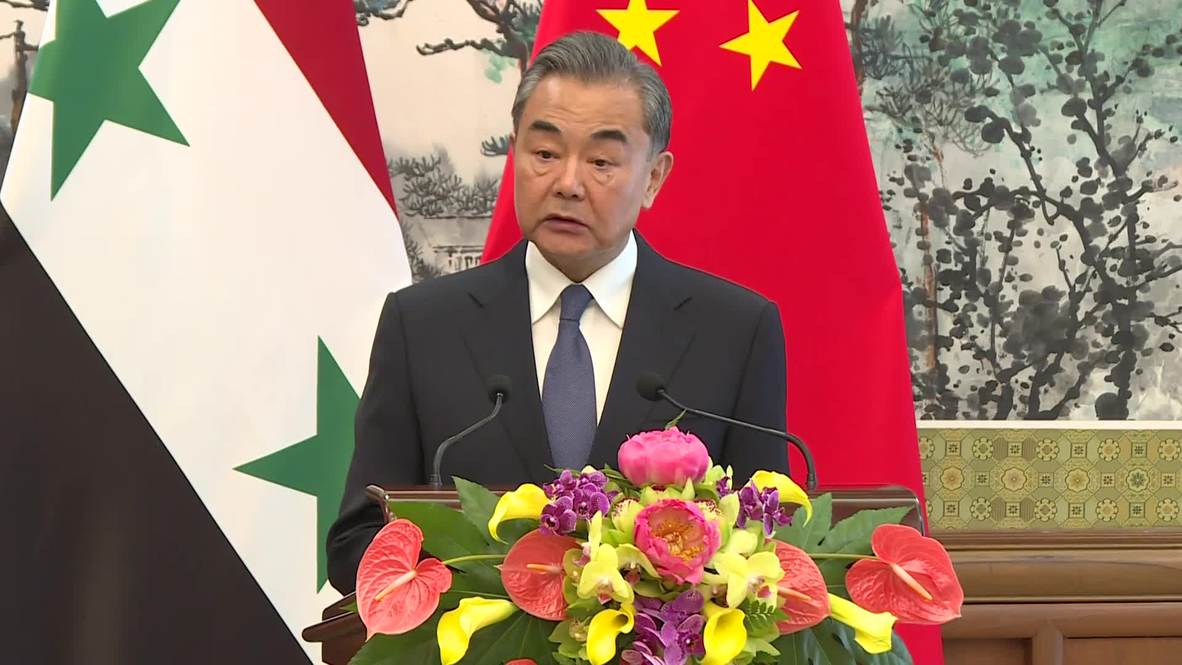 China: FM Wang Yi says Beijing supports political solution in Syria