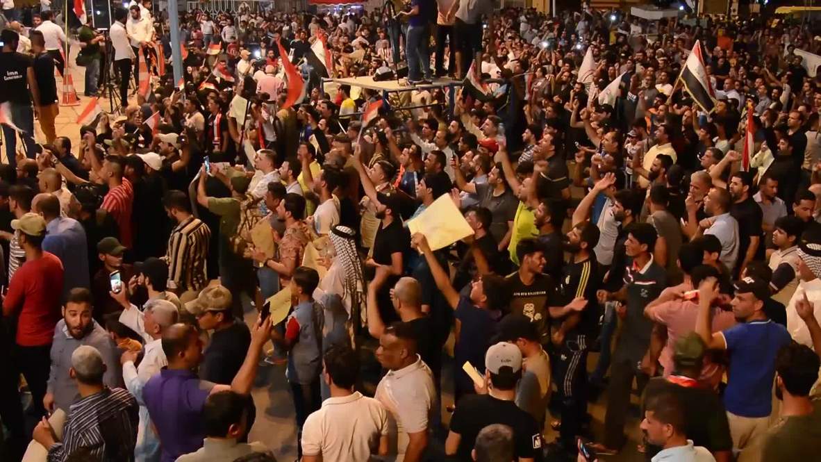 Iraq: Protesters hit the streets of Baghdad over political deadlock and corruption