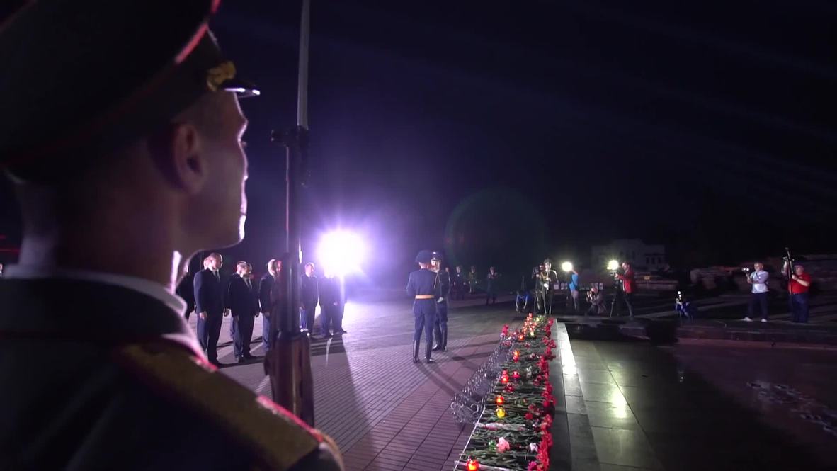 Белоруссия: Реконструкция нападения нацистов на Советский Союз у стен Брестской Крепости
