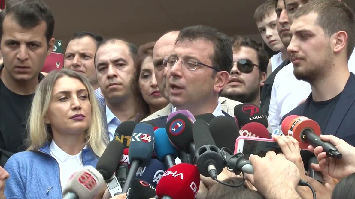 Turkey: Crowds flock as Istanbul mayoral candidate Imamoglu casts vote