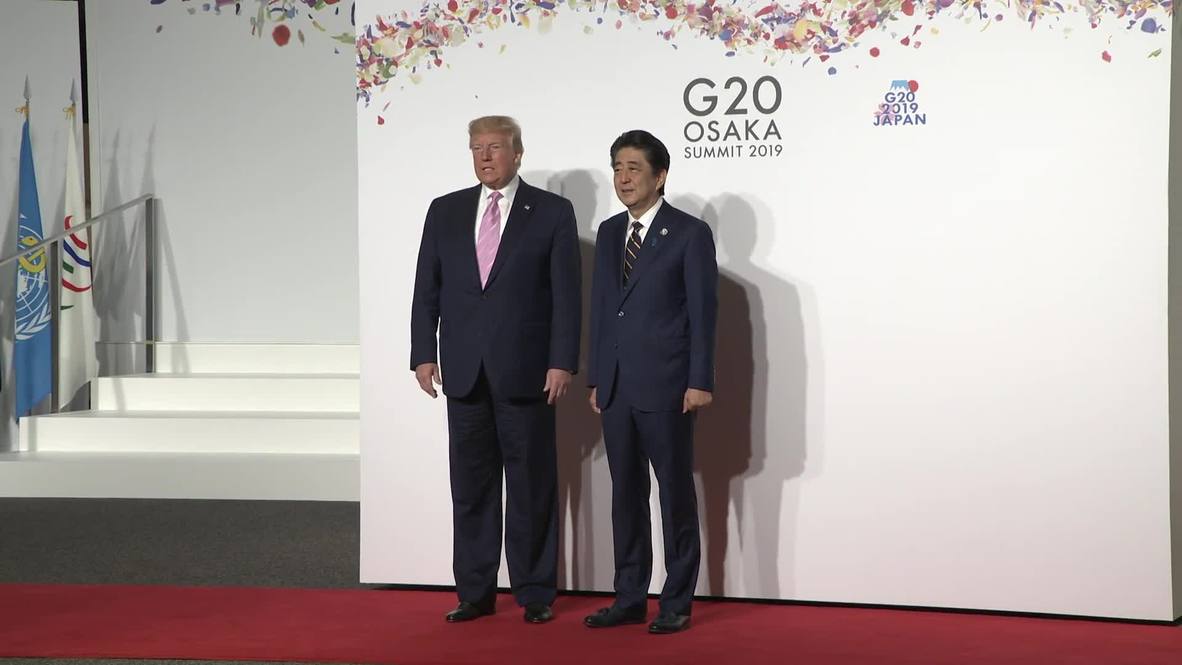 Japón: Trump inicia la cumbre del G20 reuniéndose con Abe