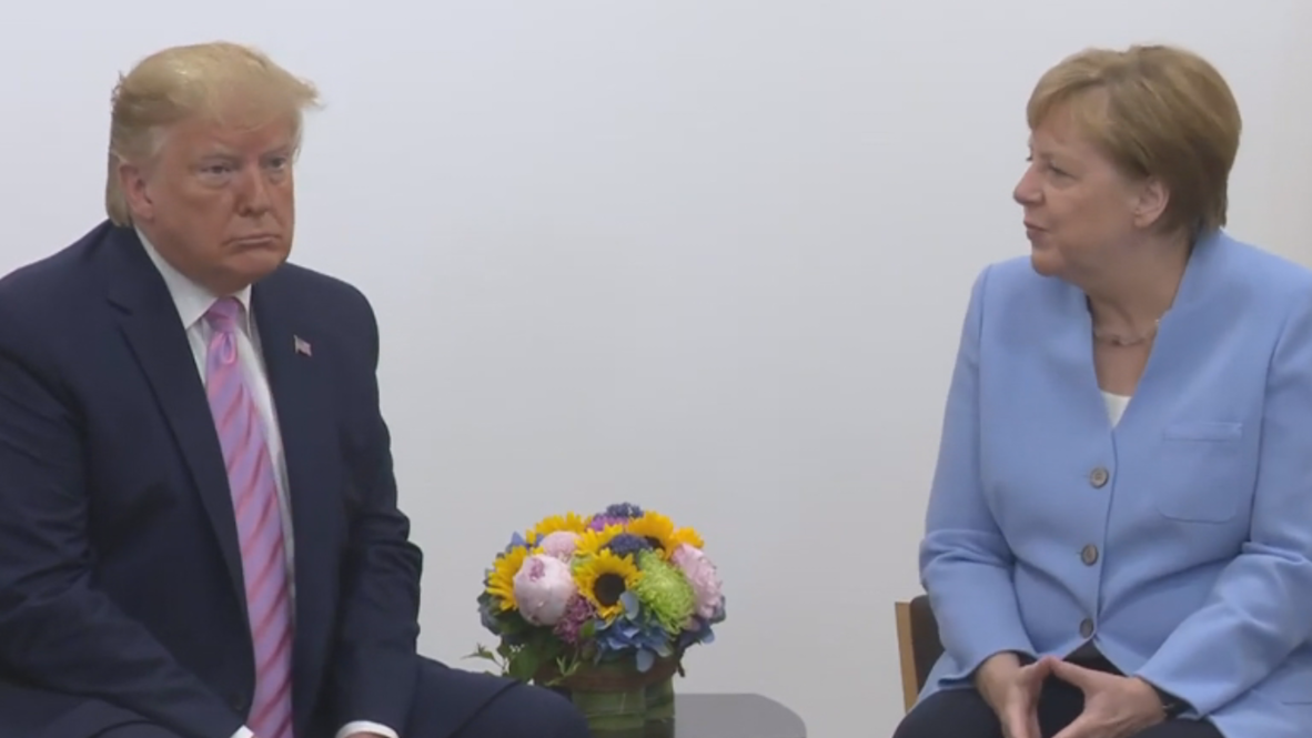 Japón: Trump aclama a Merkel como una 'gran amiga' y una 'mujer fantástica' en el G20
