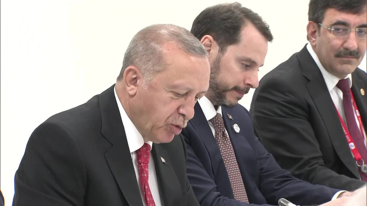 Japón: Putin y Erdogan se reúnen en el marco del G20