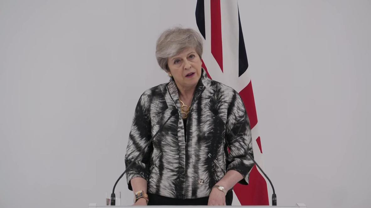 Japan: Russia must stop 'irresponsible activity' – May