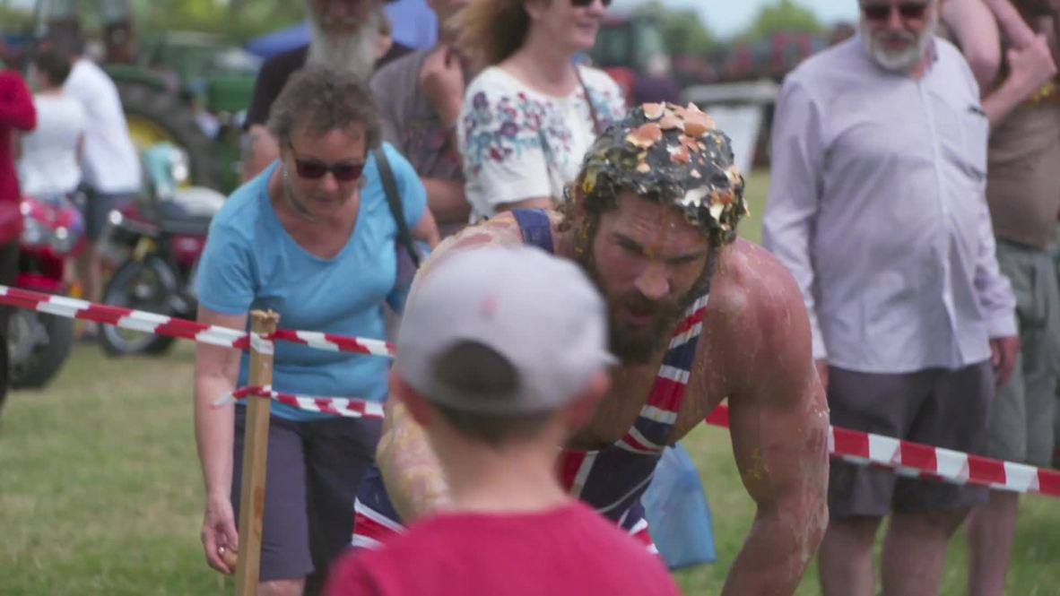 Cracking stuff! No yolking around at UK EGG throwing championship