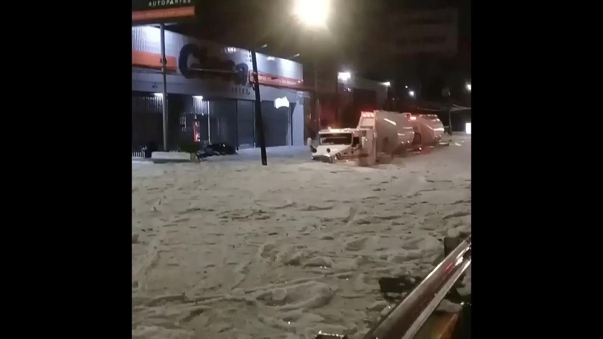 Mexico: Guadalajara blanketed in 1.5 metres of ice after massive hail storm