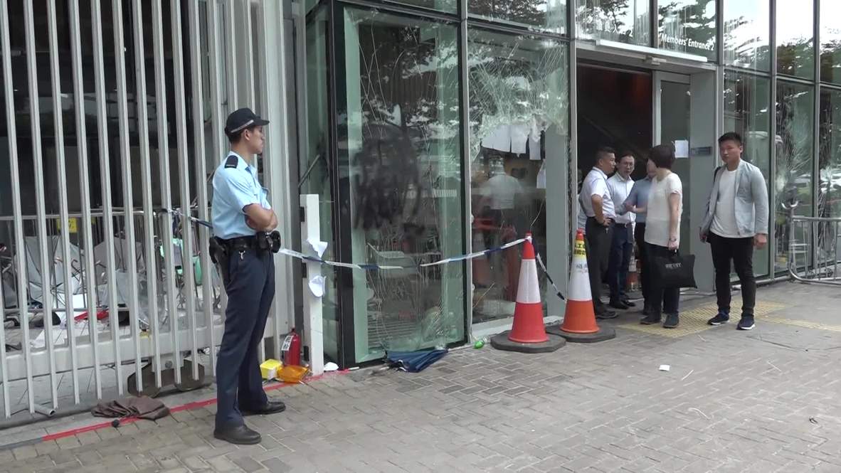 Hong Kong: Clean-up under way as Beijing says takeover ‘completely intolerable‘