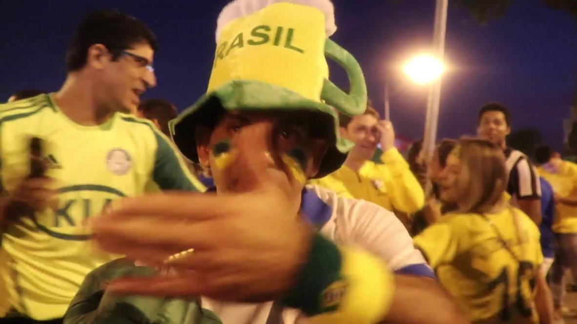 Brazil: Argentina and Brazil fans in good voice before Copa America semi-final