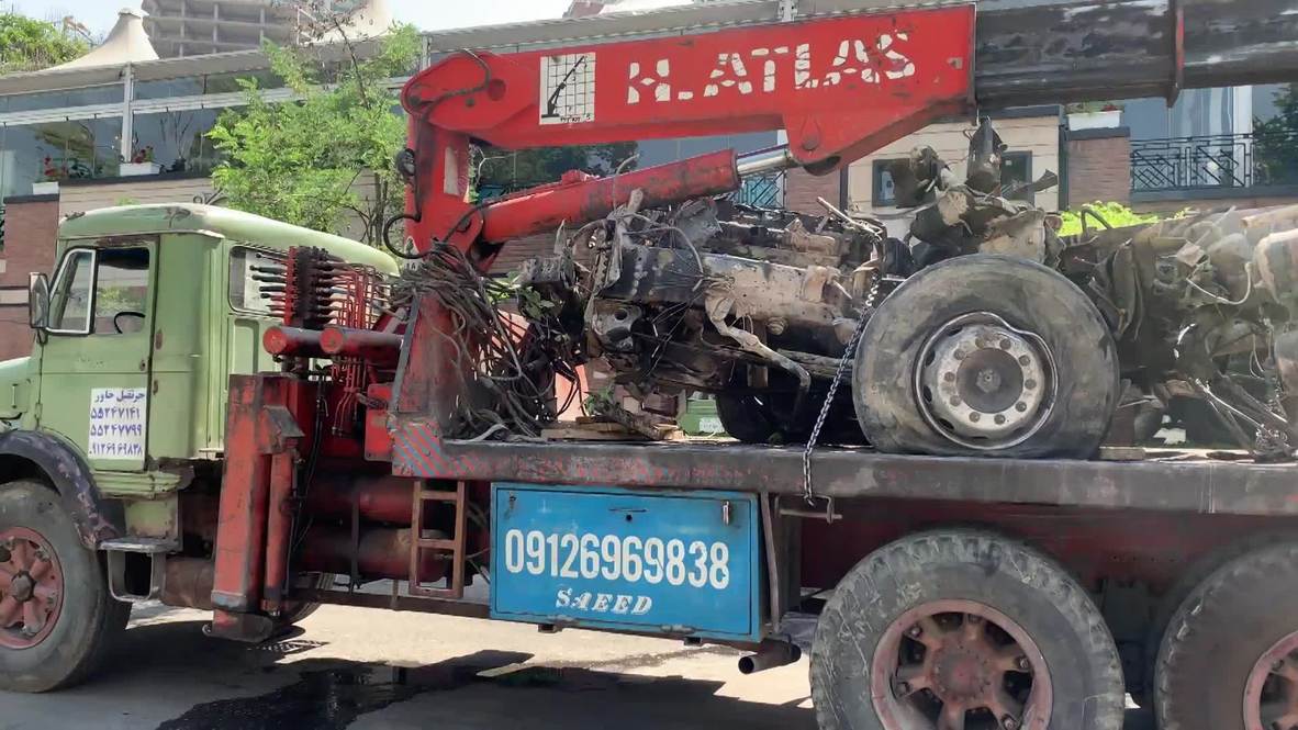 Iran: Driver dead after cement mixer lorry crashes into Russian Embassy wall