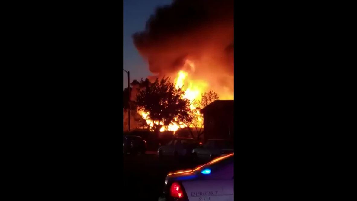 USA: Mobile homes ablaze after 7.1 magnitude quake in southern California